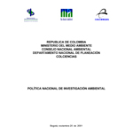 POLÍTICA NACIONAL DE INVESTIGACIÓN AMBIENTAL